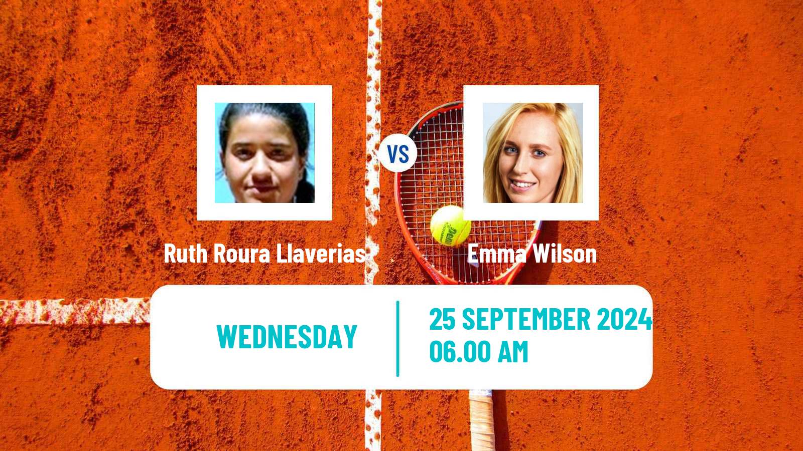 Tennis ITF W15 Madrid 3 Women Ruth Roura Llaverias - Emma Wilson