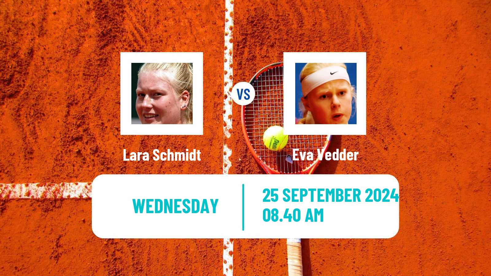 Tennis ITF W35 Santa Margherita Di Pula 8 Women Lara Schmidt - Eva Vedder
