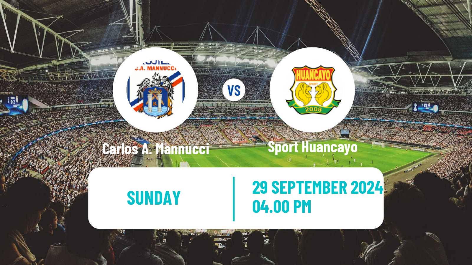Football Peruvian Liga 1 Carlos A. Mannucci - Sport Huancayo