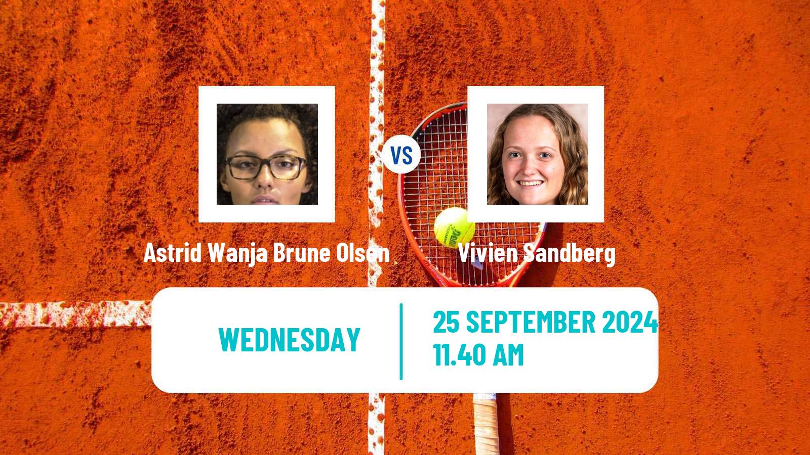 Tennis ITF W15 Sharm Elsheikh 11 Women Astrid Wanja Brune Olsen - Vivien Sandberg