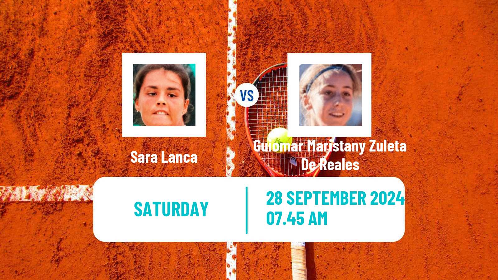 Tennis ITF W75 Lisbon Women Sara Lanca - Guiomar Maristany Zuleta De Reales