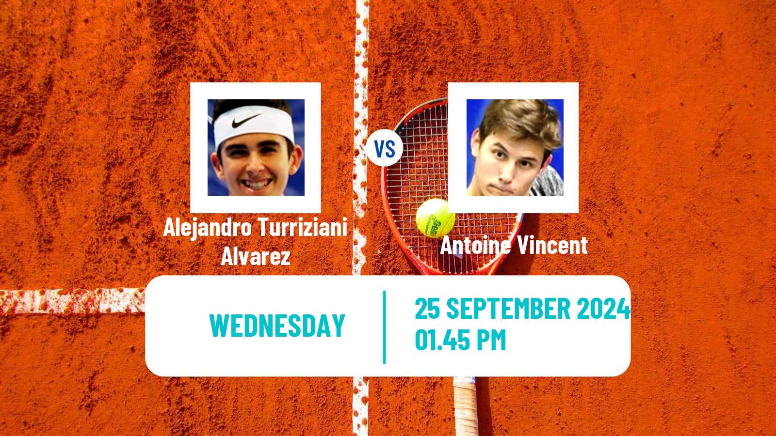 Tennis ITF M15 Monastir 39 Men 2024 Alejandro Turriziani Alvarez - Antoine Vincent