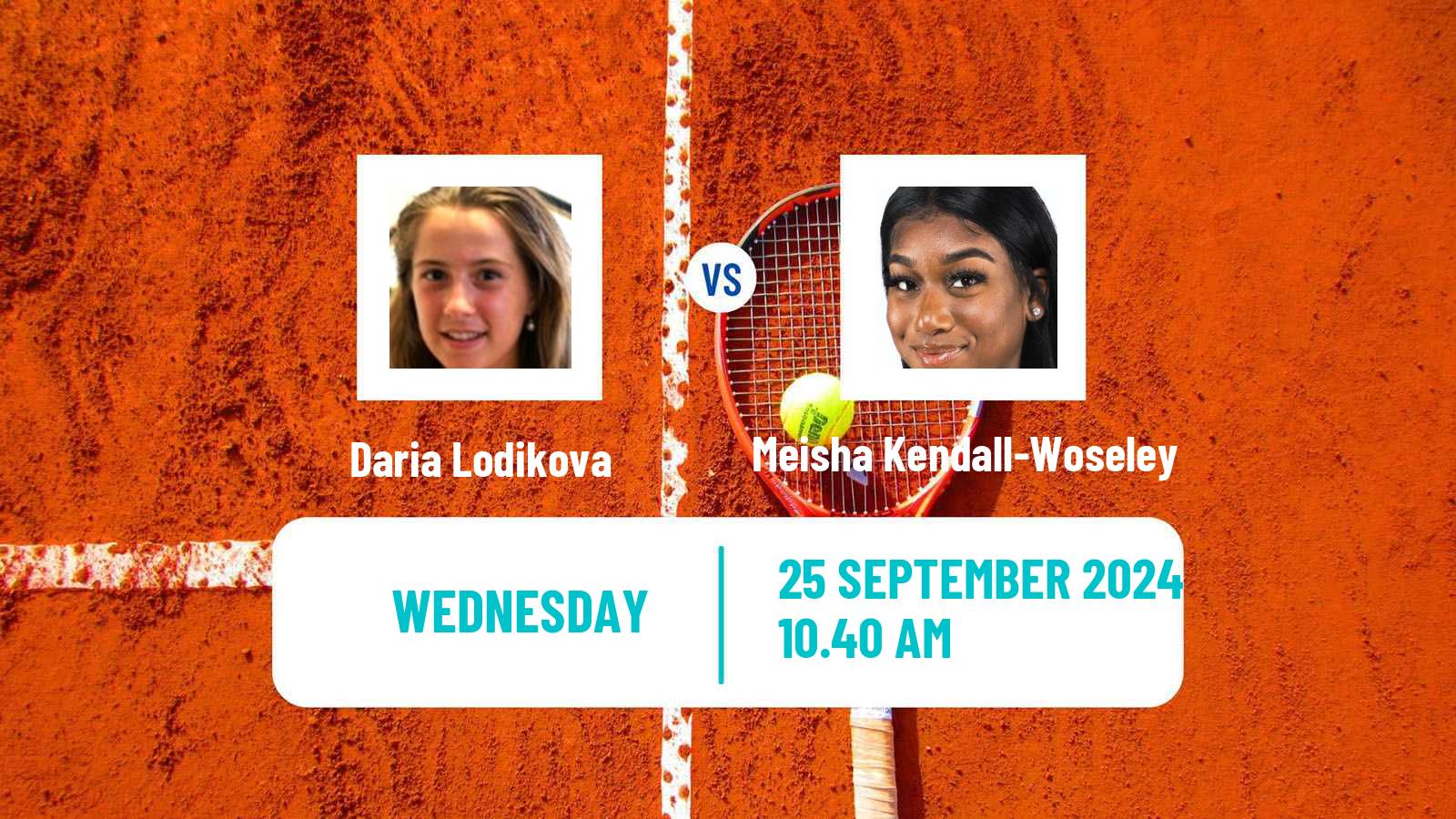 Tennis ITF W50 Pilar Women Daria Lodikova - Meisha Kendall-Woseley