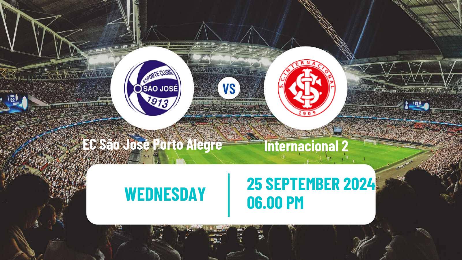 Soccer Brazilian Copa FGF EC São José Porto Alegre - Internacional 2