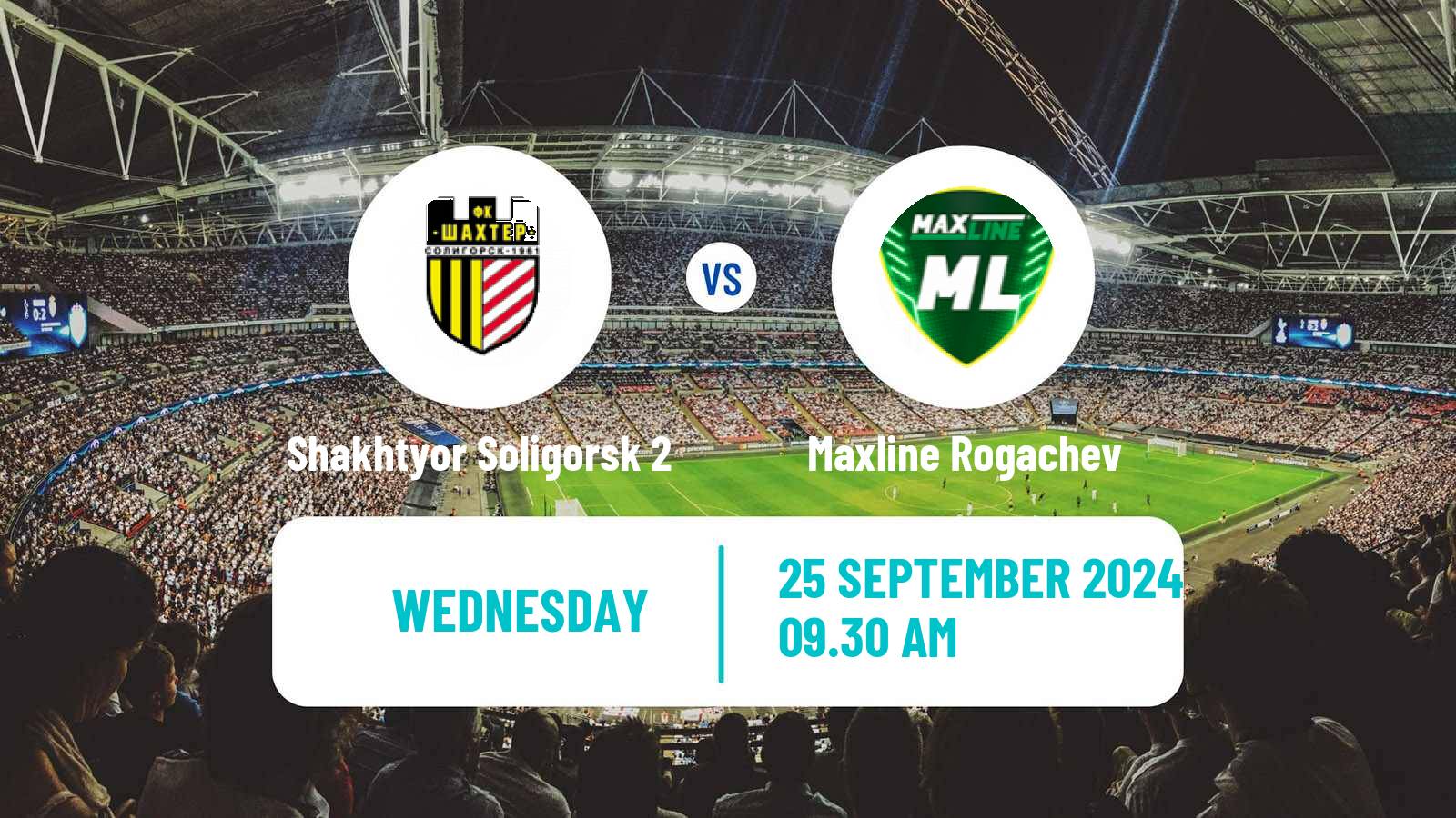 Soccer Belarusian Pershaya Liga Shakhtyor Soligorsk 2 - ML Vitebsk