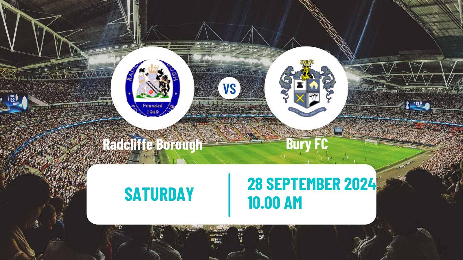 Soccer English FA Cup Radcliffe - Bury
