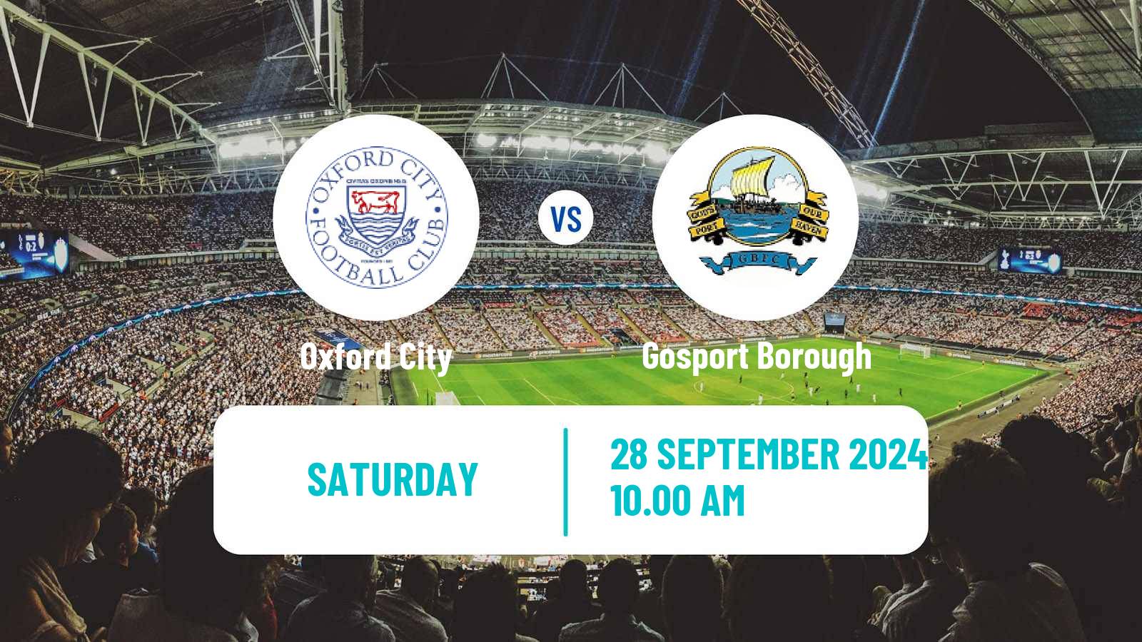 Soccer English FA Cup Oxford City - Gosport Borough