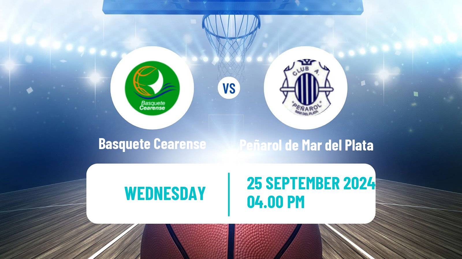 Basketball Club Friendly Basketball Basquete Cearense - Peñarol de Mar del Plata