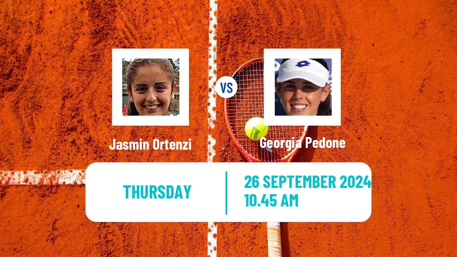 Tennis ITF W50 Pilar Women Jasmin Ortenzi - Georgia Pedone