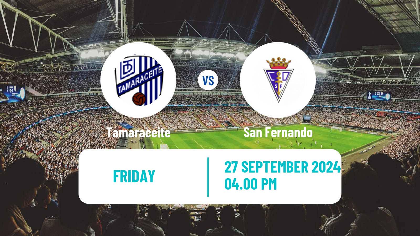 Soccer Spanish Tercera RFEF - Group 12 Tamaraceite - San Fernando