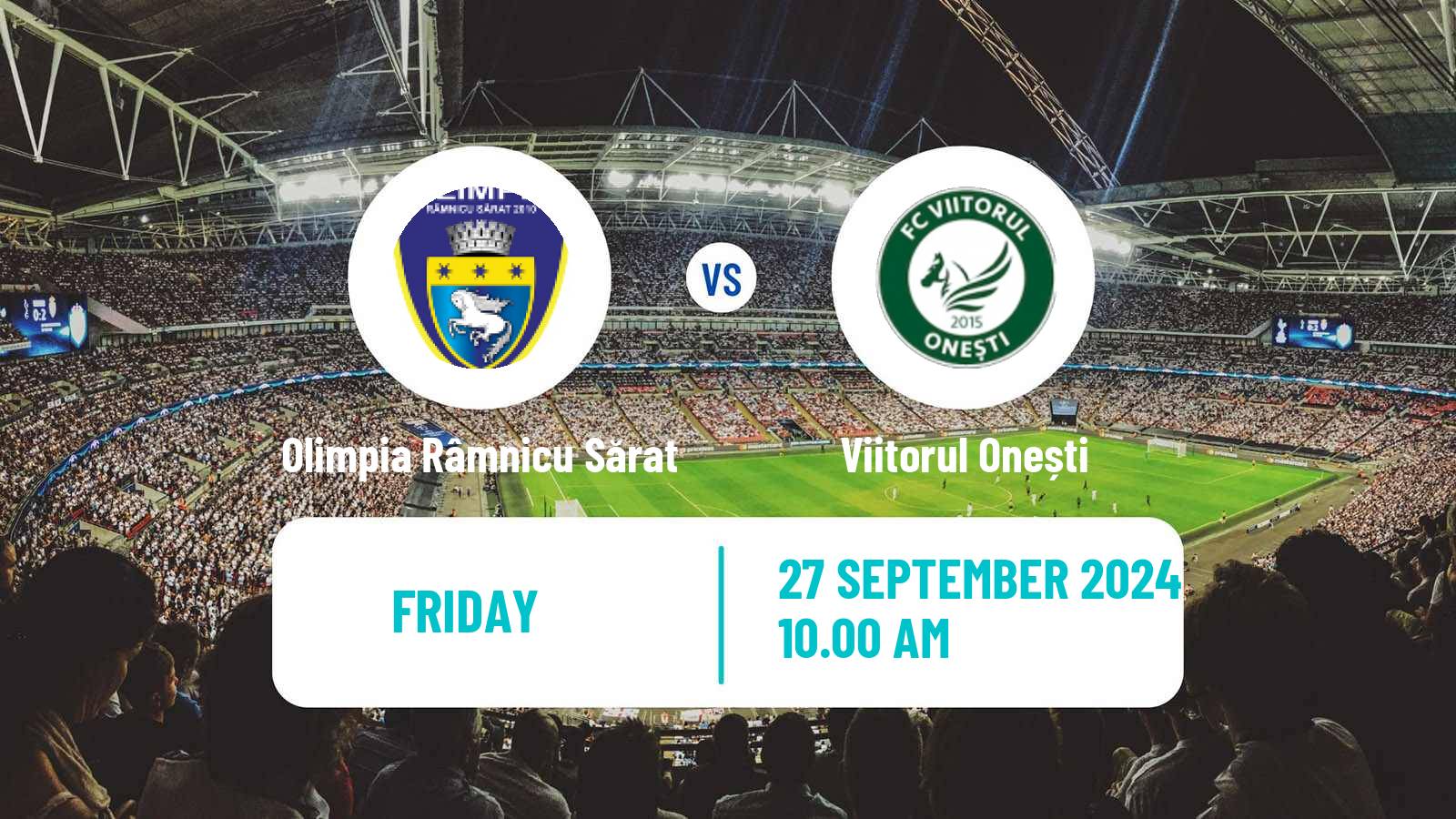 Soccer Romanian Liga 3 - Seria 2 Râmnicu Sărat - Viitorul Onești