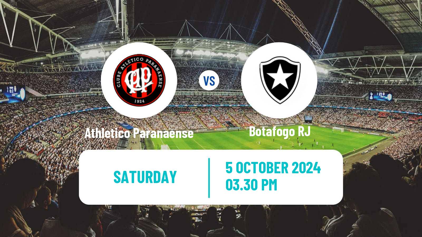 Football Brazilian Serie A Athletico Paranaense - Botafogo RJ