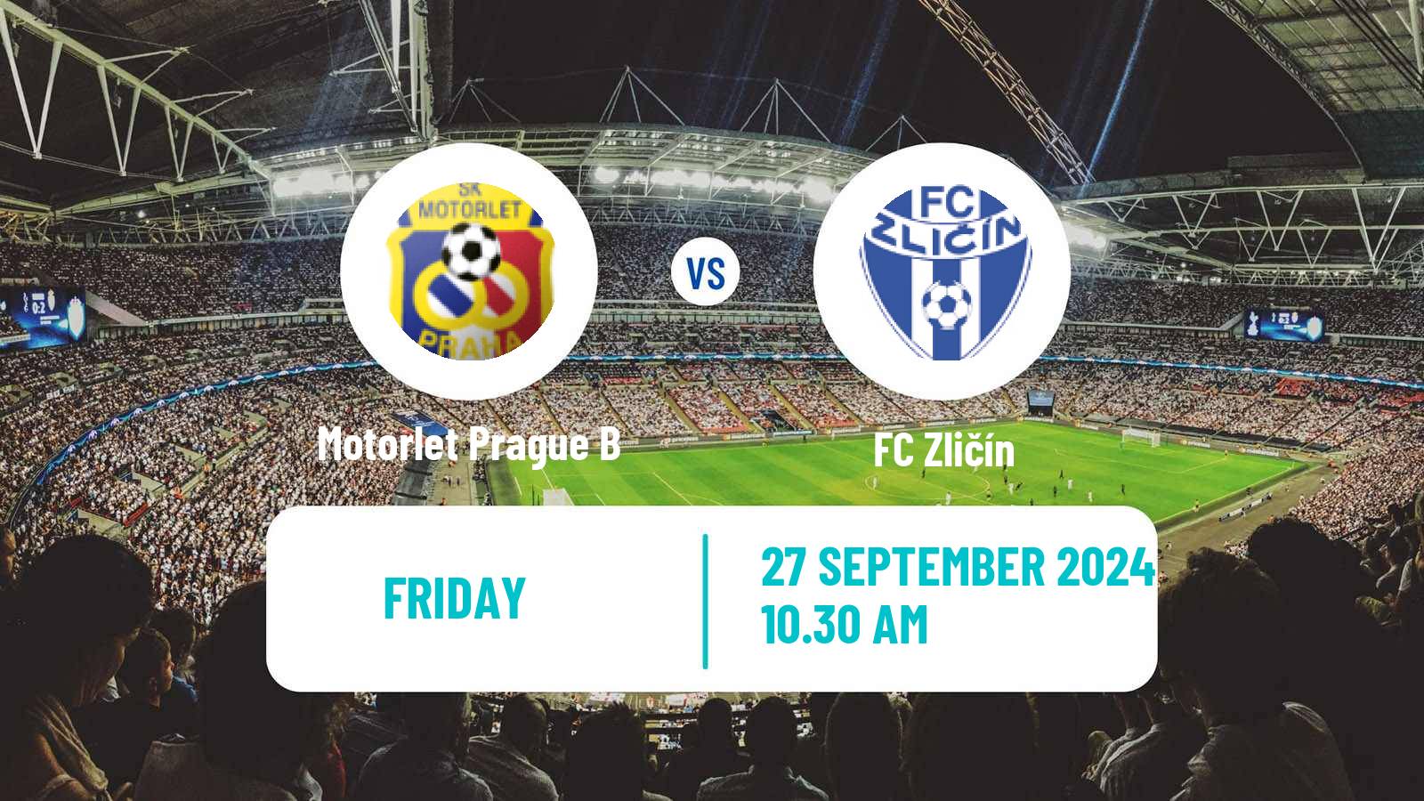 Soccer Czech Prazsky Prebor Motorlet Prague B - Zličín