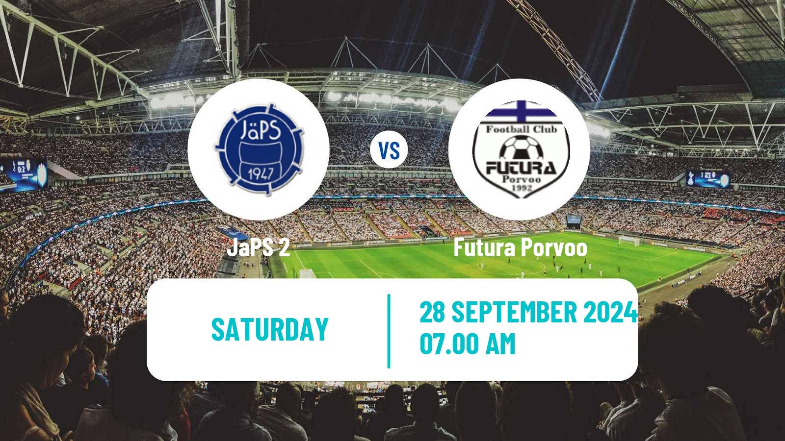 Football Finnish Kakkonen Group A JaPS 2 - Futura Porvoo