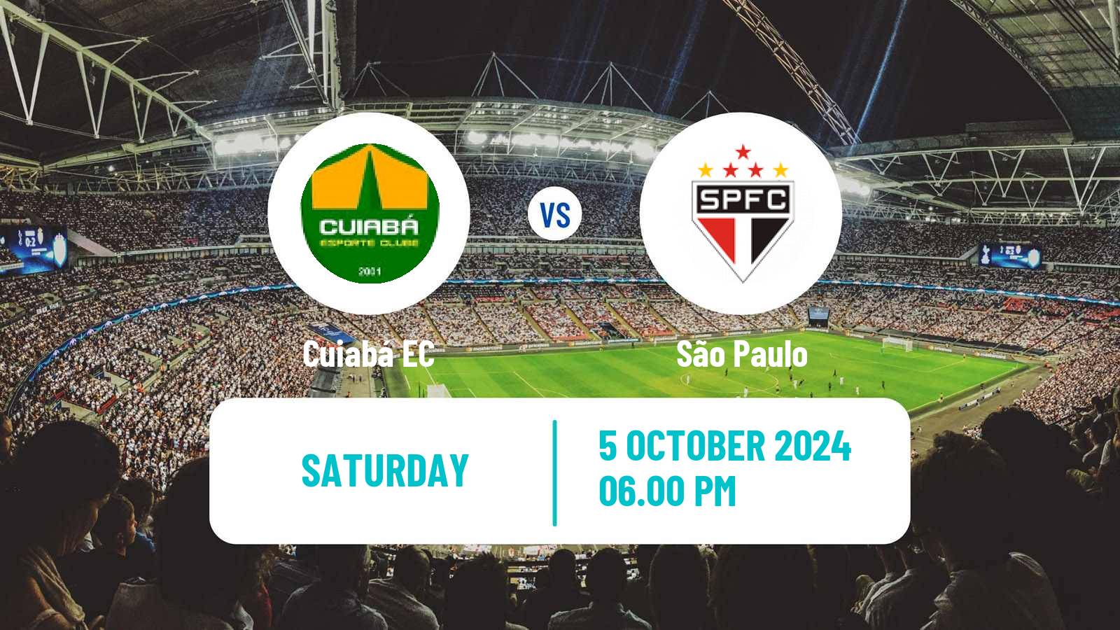Soccer Brazilian Serie A Cuiabá - São Paulo
