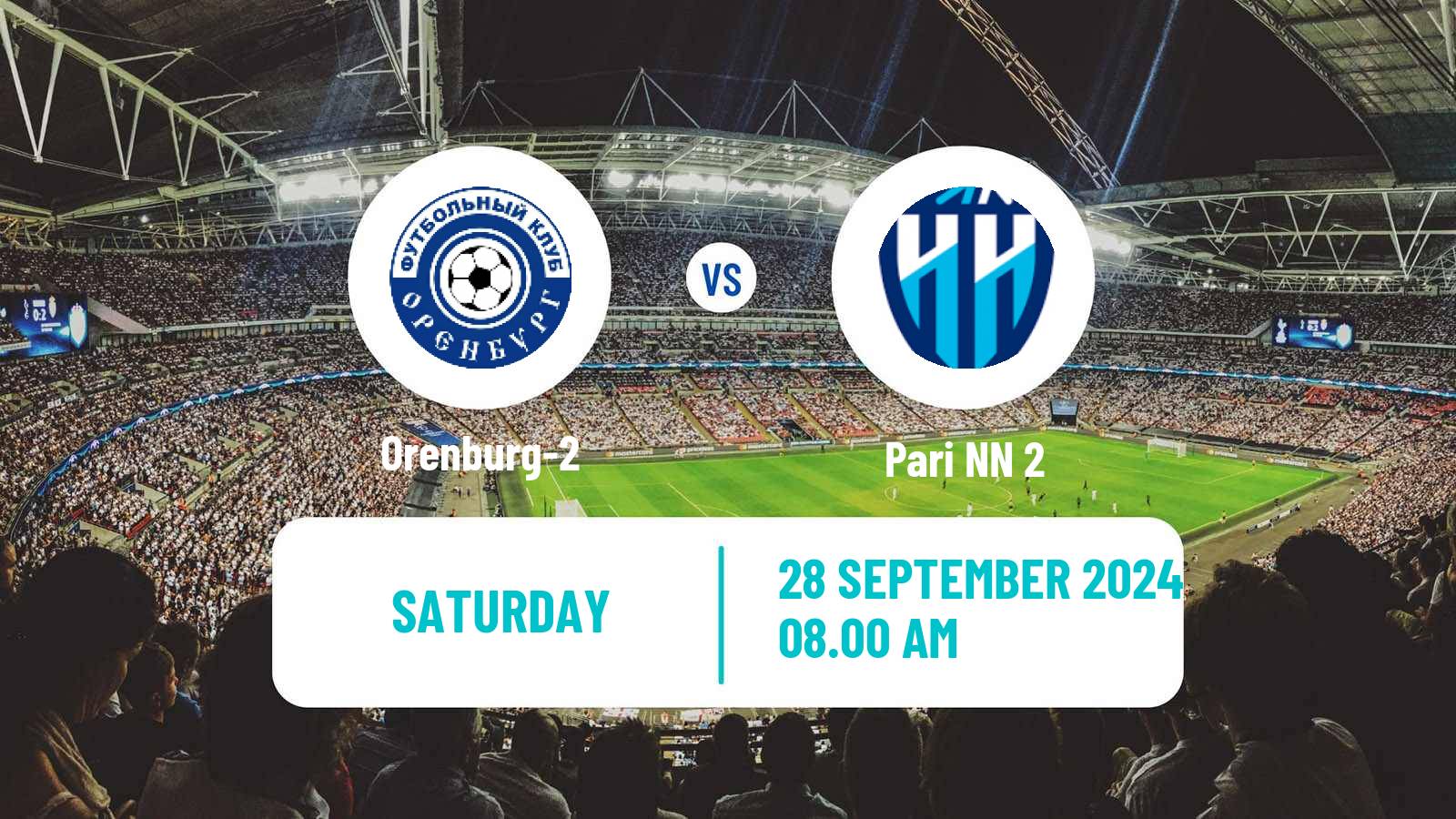Soccer  FNL 2 Division B Group 4 Orenburg-2 - Pari NN 2