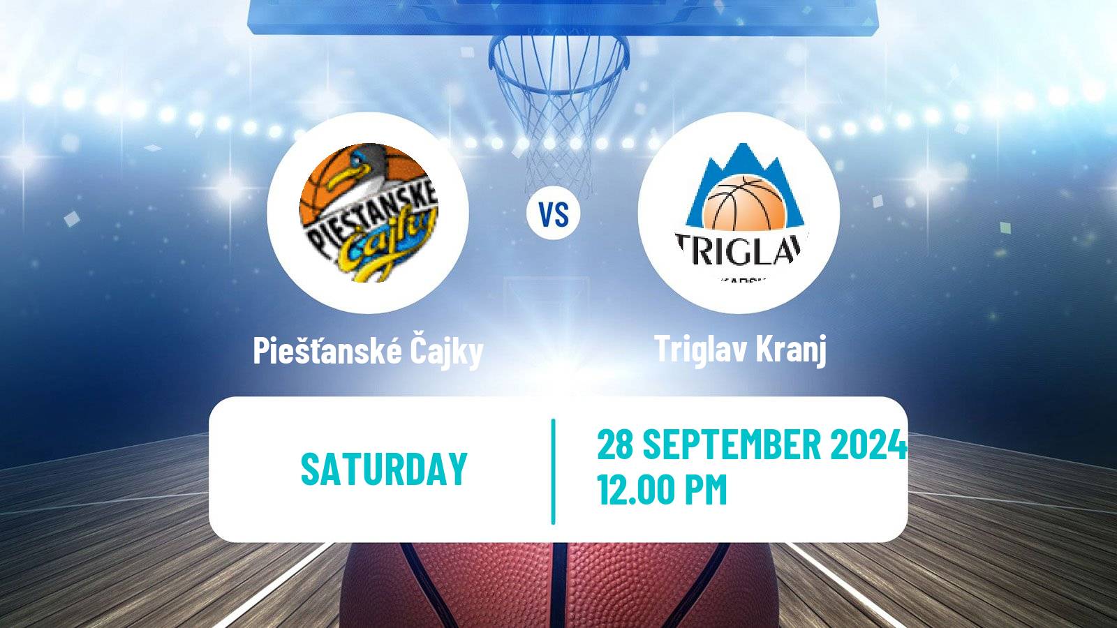 Basketball CEWL Women Piešťanské Čajky - Triglav Kranj
