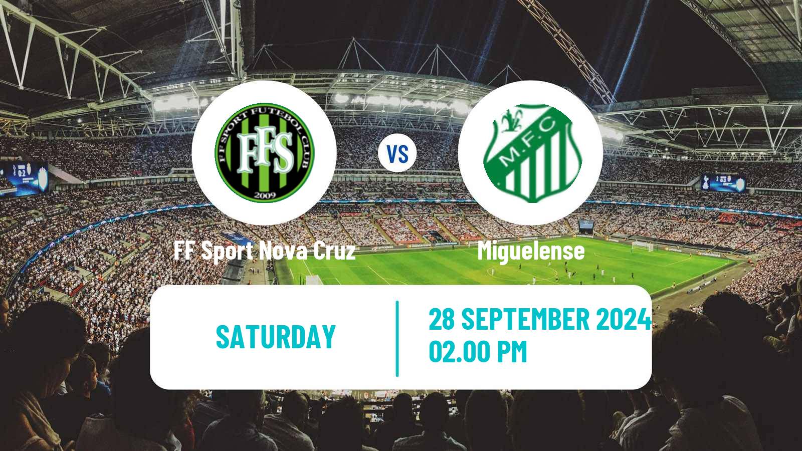 Soccer Brazilian Alagoano 2 FF Sport Nova Cruz - Miguelense