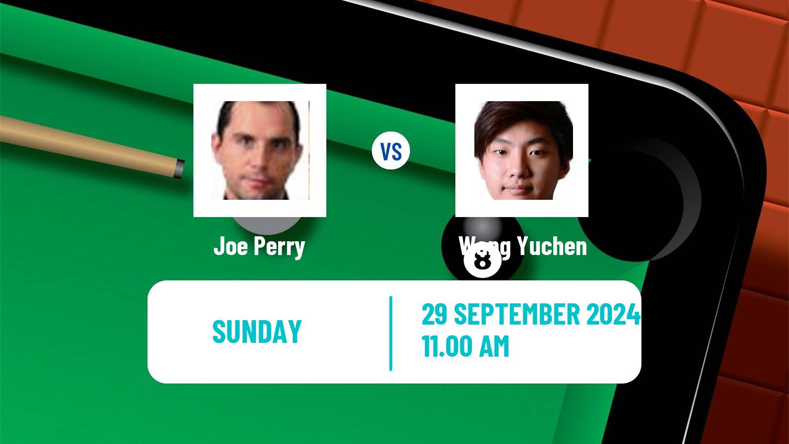 Snooker Northern Ireland Open Joe Perry - Wang Yuchen