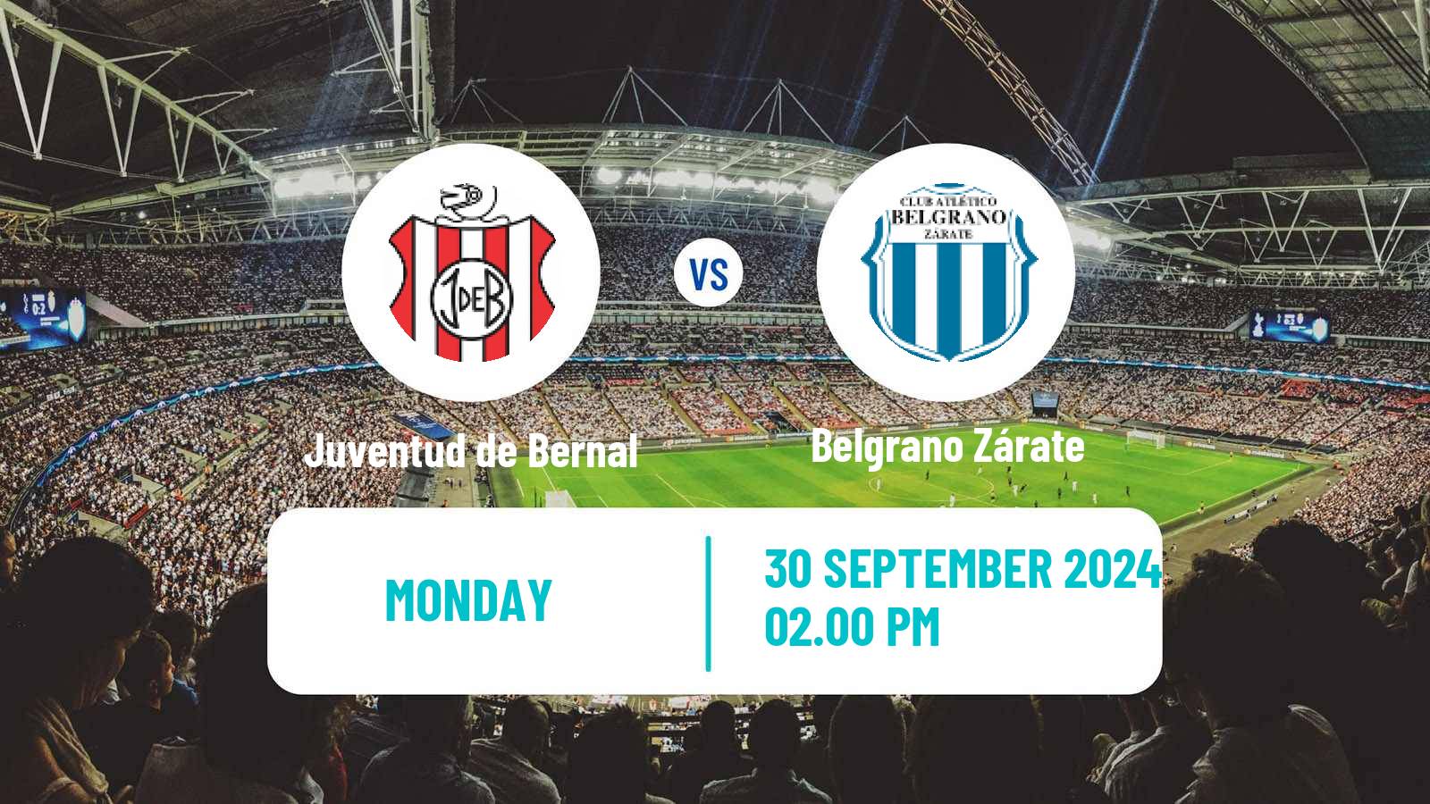 Football Argentinian Torneo Promocional Amateur Juventud de Bernal - Belgrano Zárate