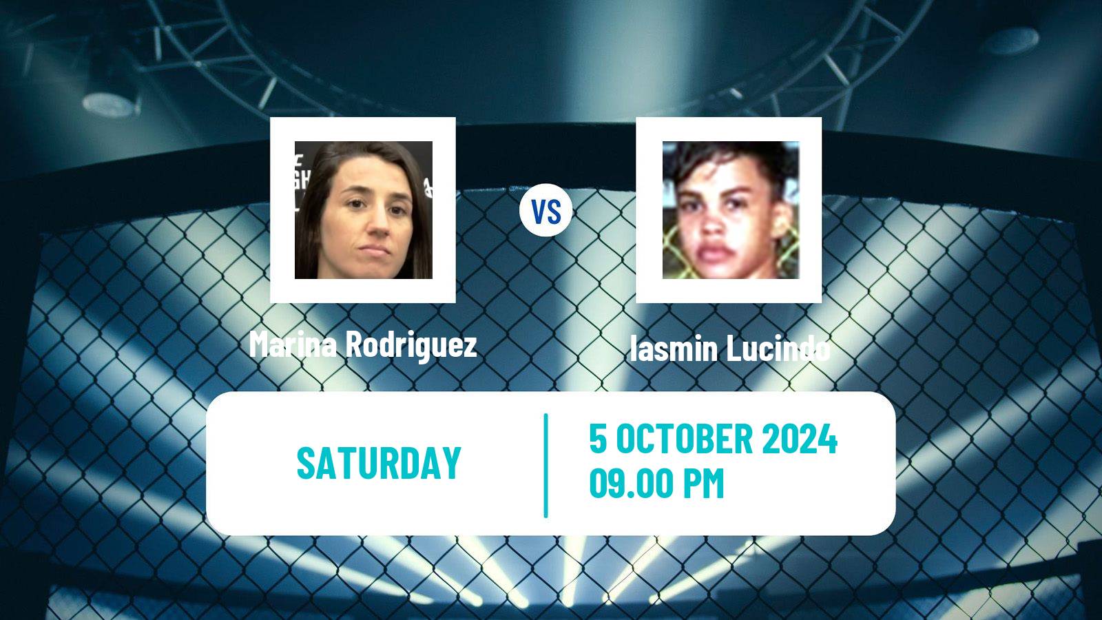 MMA Strawweight UFC Women Marina Rodriguez - Iasmin Lucindo