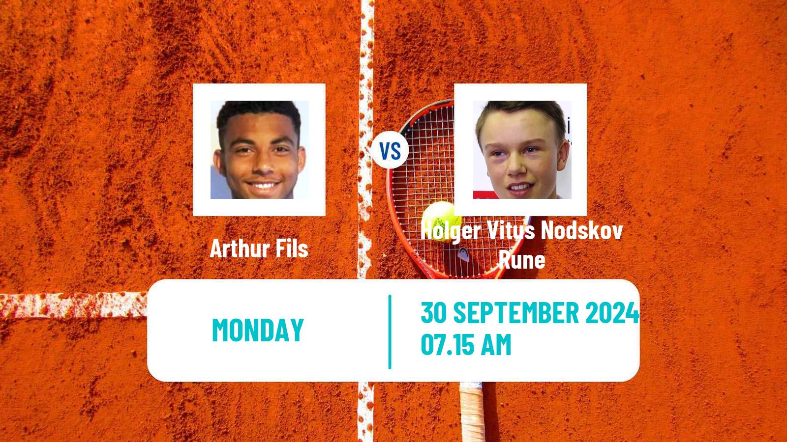 Tennis ATP Tokyo Arthur Fils - Holger Vitus Nodskov Rune