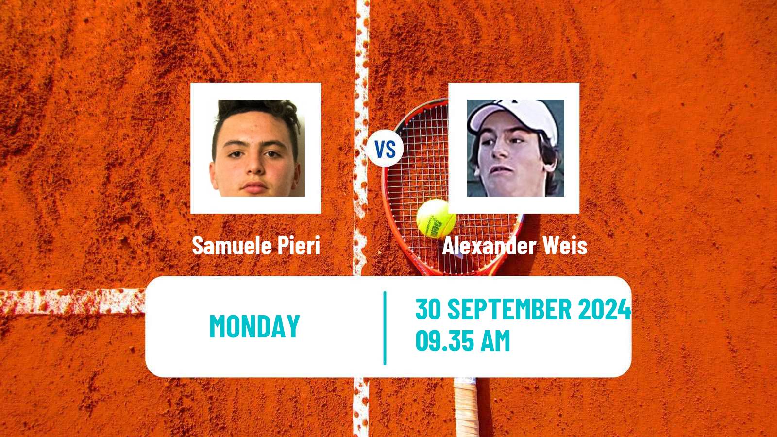 Tennis ITF M25 Santa Margherita Di Pula 9 Men 2024 Samuele Pieri - Alexander Weis