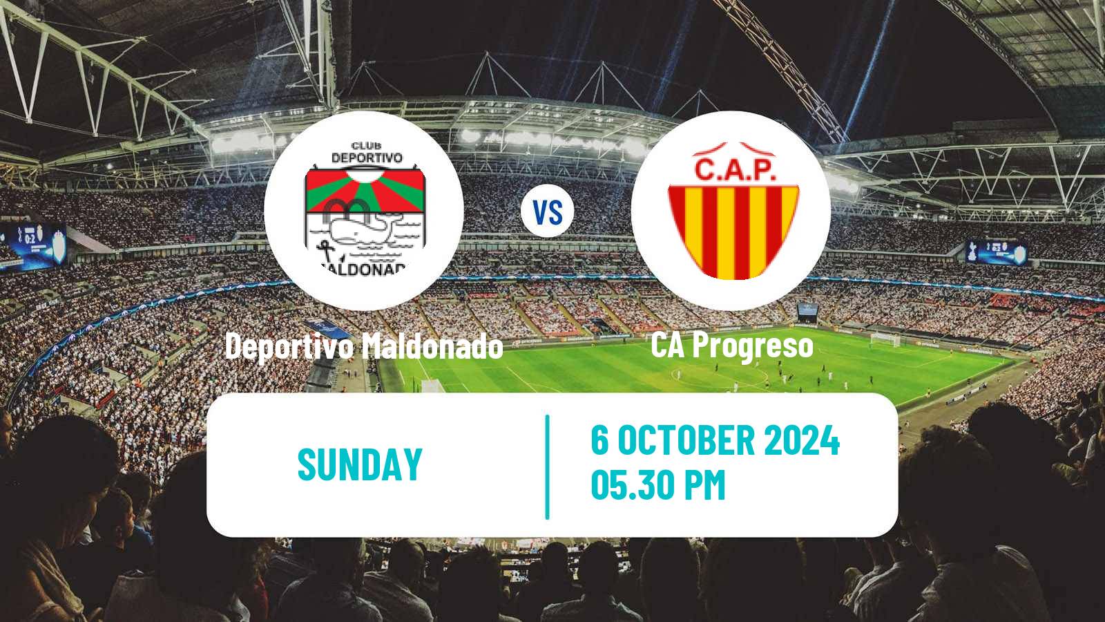 Soccer Uruguayan Primera Division Deportivo Maldonado - Progreso