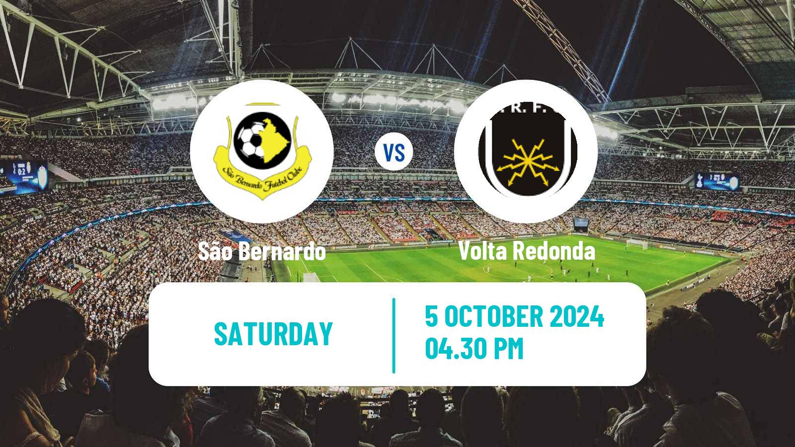 Soccer Brazilian Serie C São Bernardo - Volta Redonda