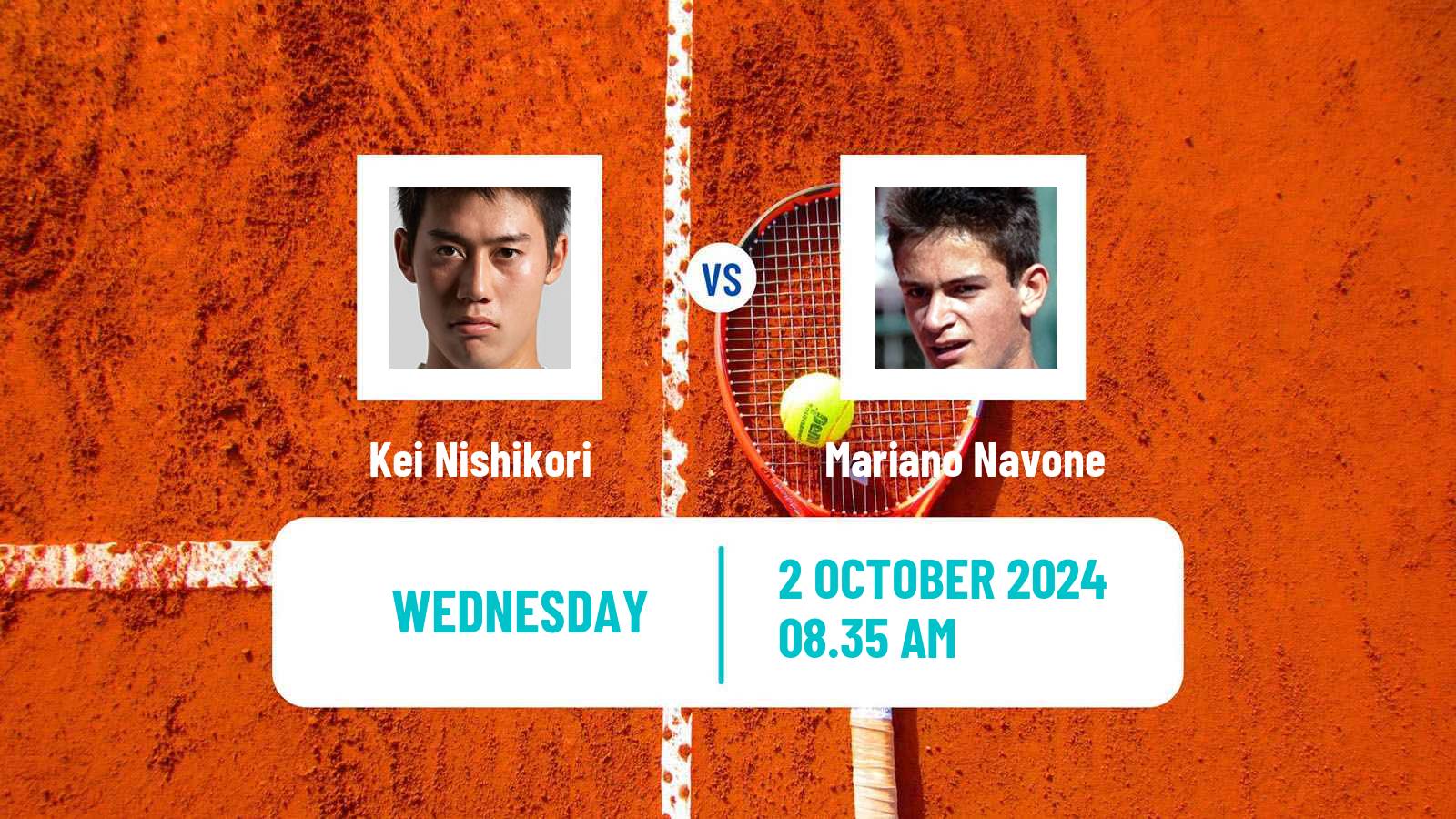Tennis ATP Shanghai Kei Nishikori - Mariano Navone