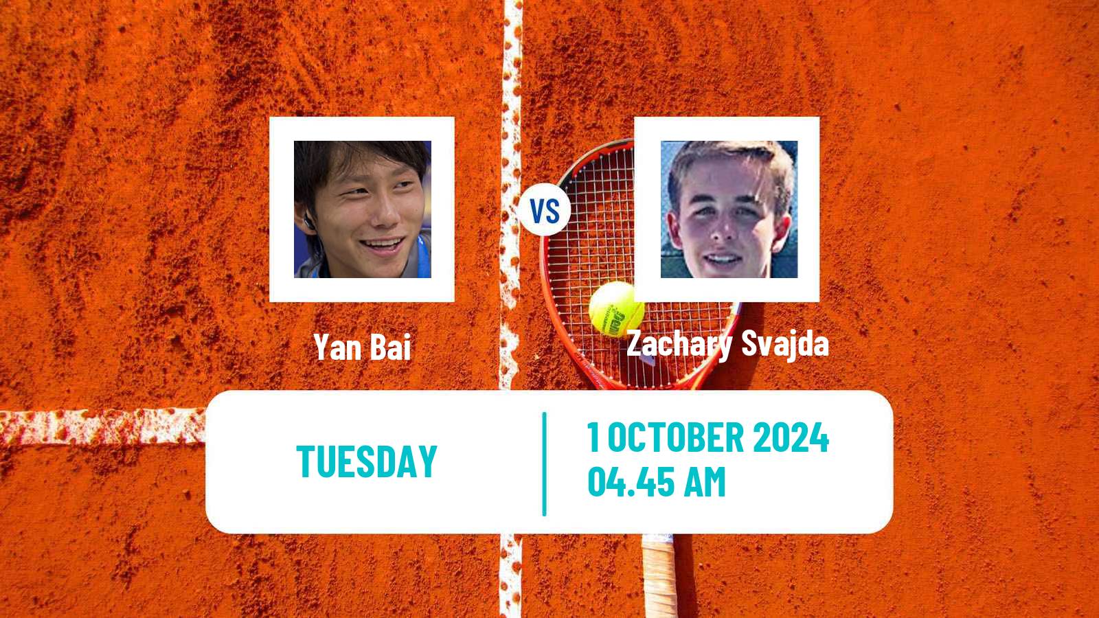 Tennis ATP Shanghai Yan Bai - Zachary Svajda