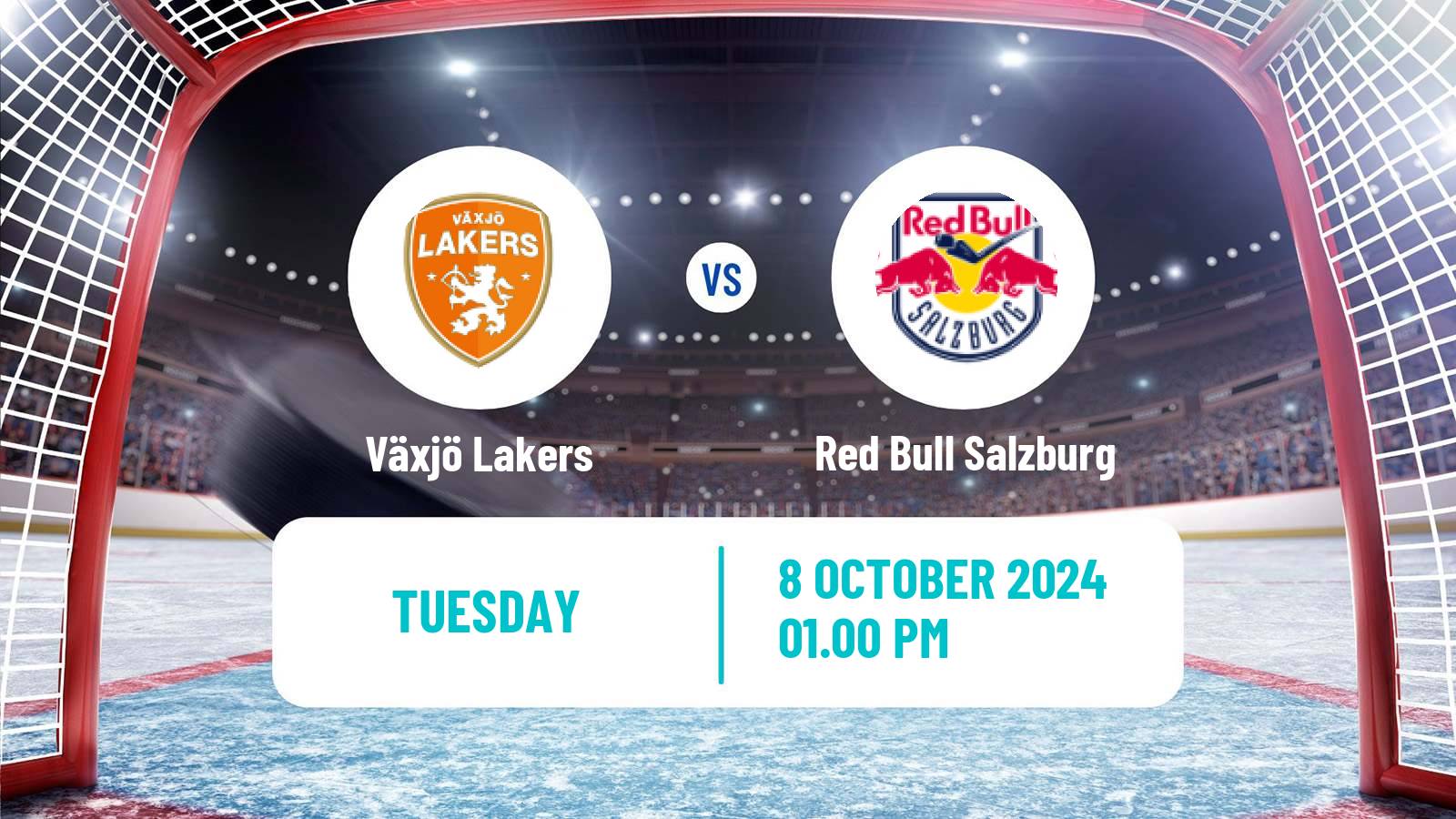 Hockey Champions League Ice Hockey Växjö Lakers - Red Bull Salzburg