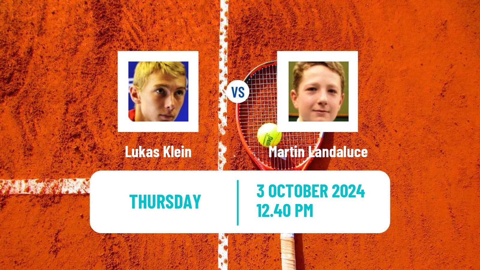Tennis Alicante Challenger Men Lukas Klein - Martin Landaluce