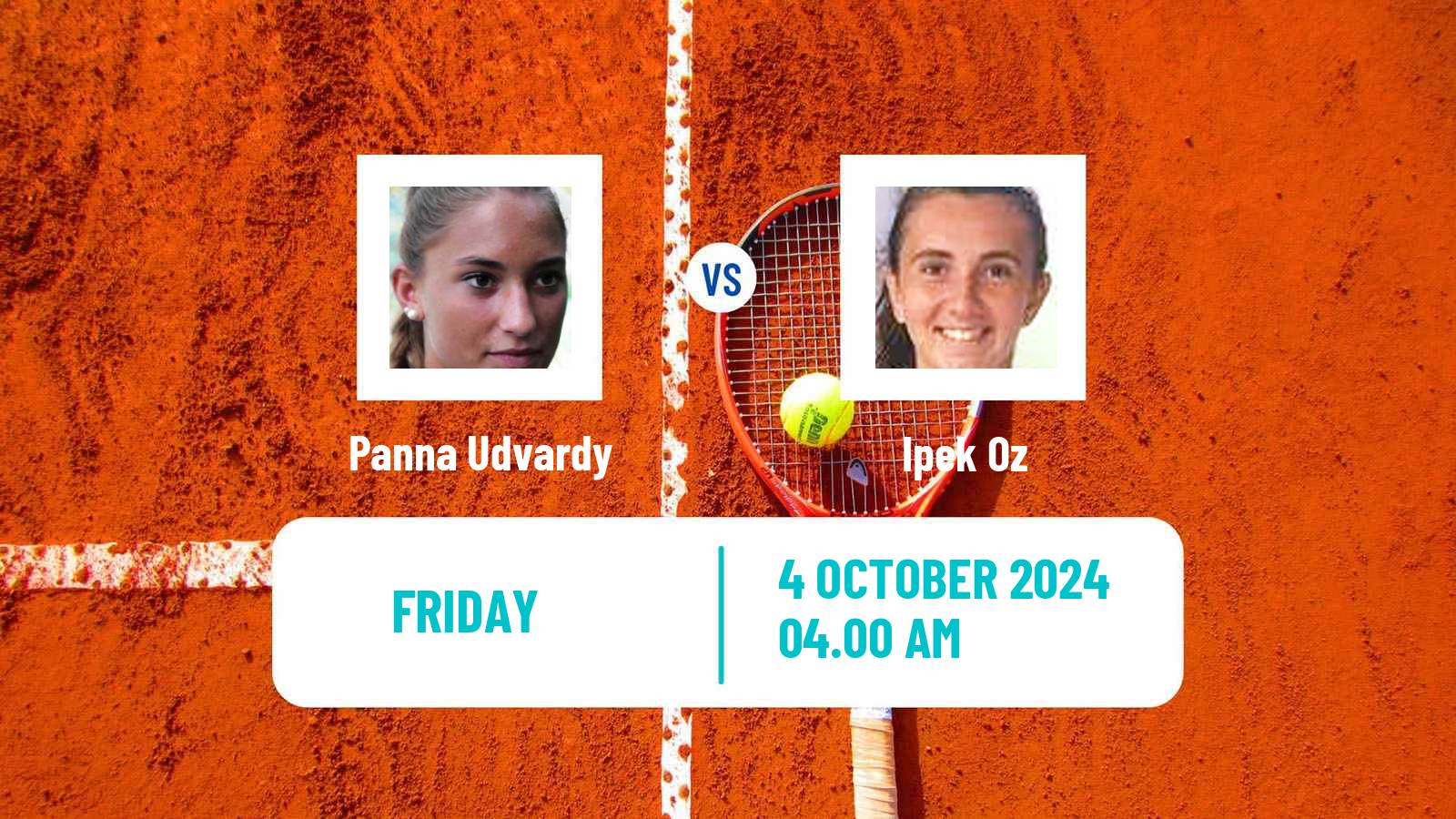 Tennis ITF W75 Sibenik Women Panna Udvardy - Ipek Oz