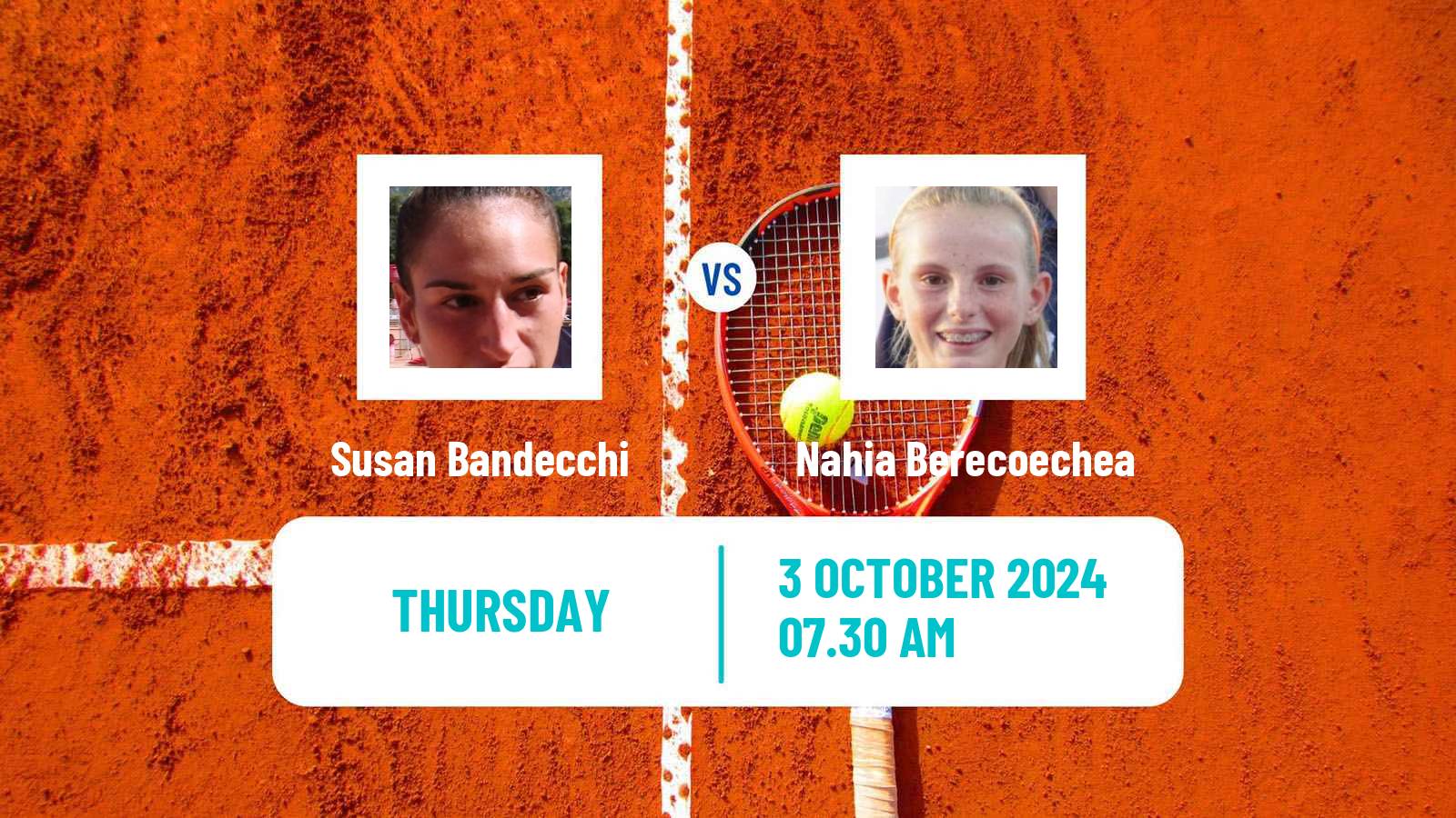 Tennis ITF W35 Baza Women Susan Bandecchi - Nahia Berecoechea