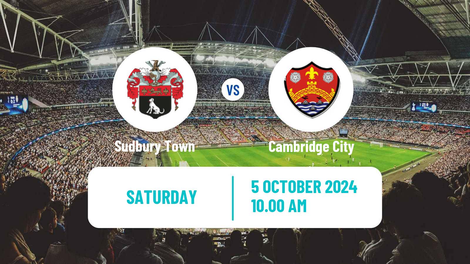 Soccer English FA Trophy Sudbury Town - Cambridge City