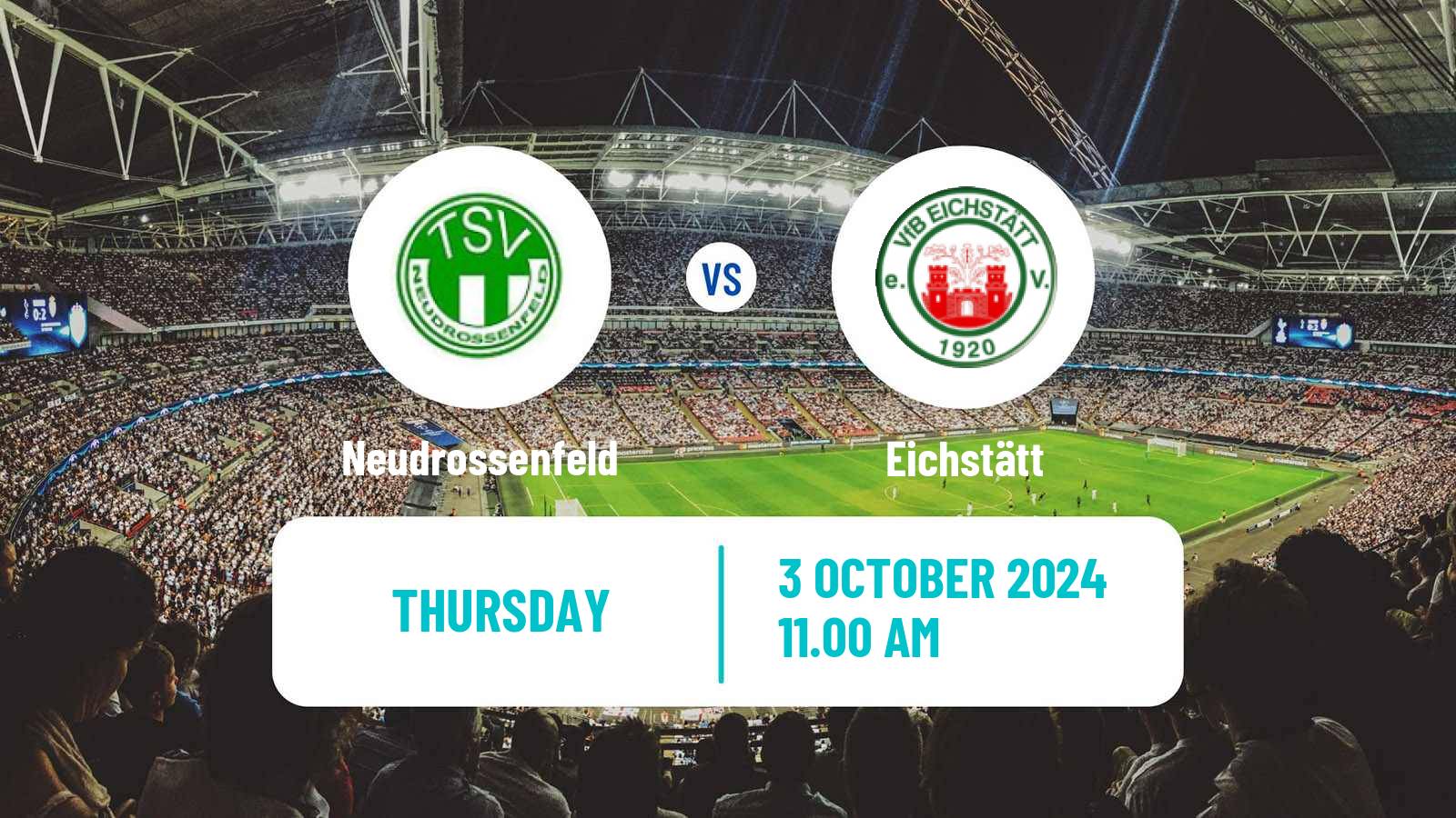 Soccer German Oberliga Bayern Nord Neudrossenfeld - Eichstätt