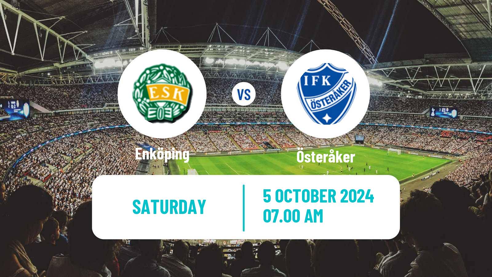 Soccer Swedish Division 2 - Norra Svealand Enköping - Österåker United