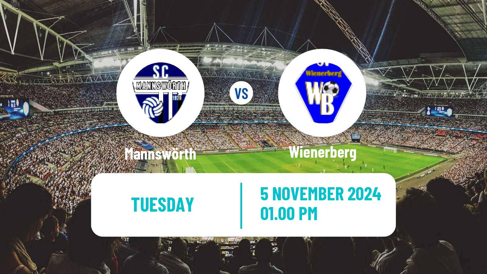 Soccer Austrian Landesliga Wien Mannswörth - Wienerberg