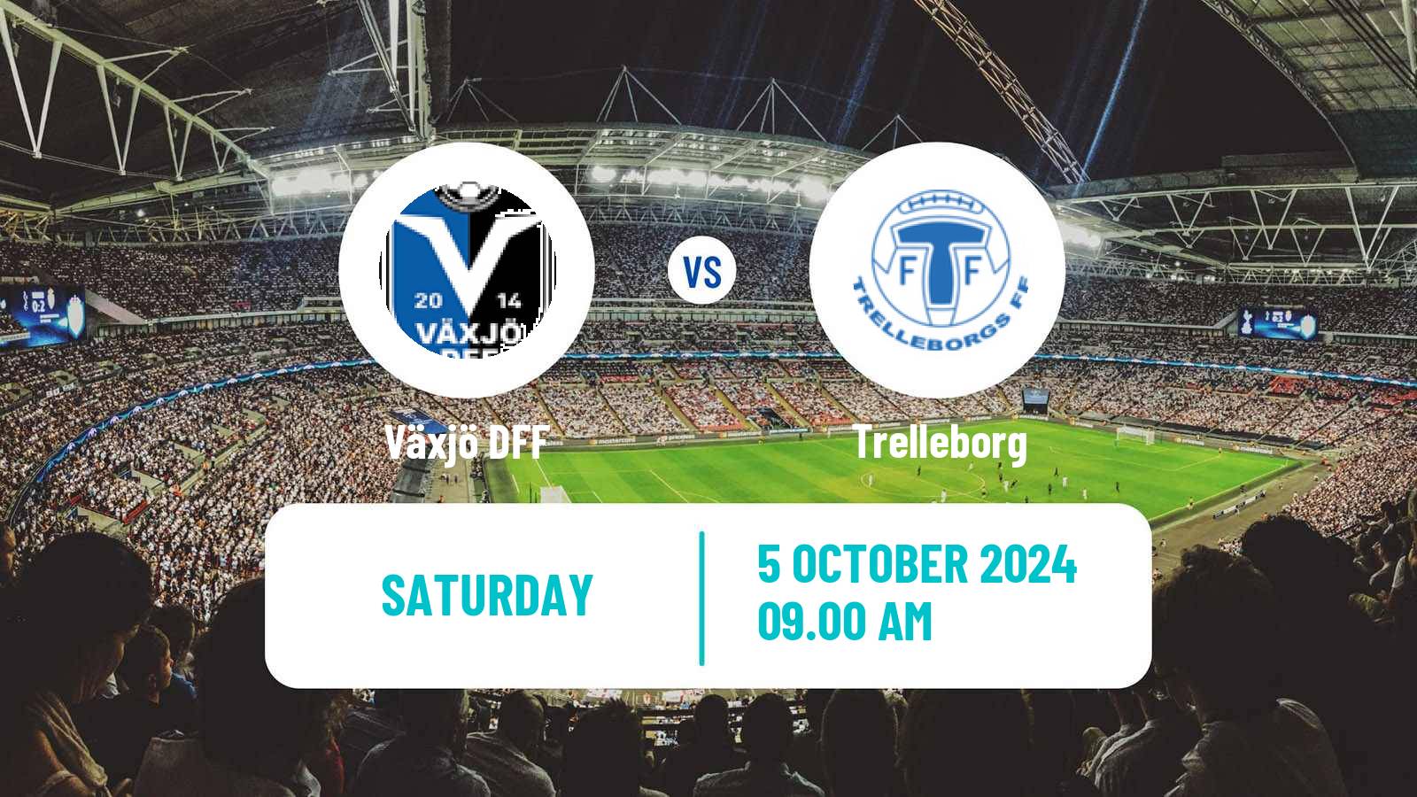 Soccer Swedish Allsvenskan Women Växjö DFF - Trelleborg