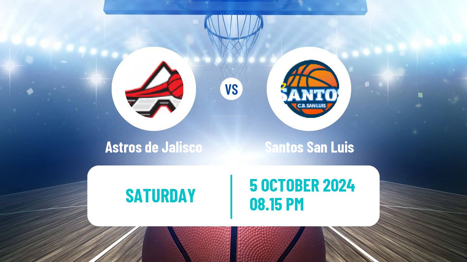 Basketball Mexican LNBP Astros de Jalisco - Santos del Potosí