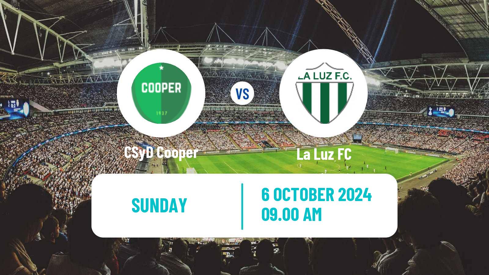 Soccer Uruguayan Segunda Division Cooper - La Luz