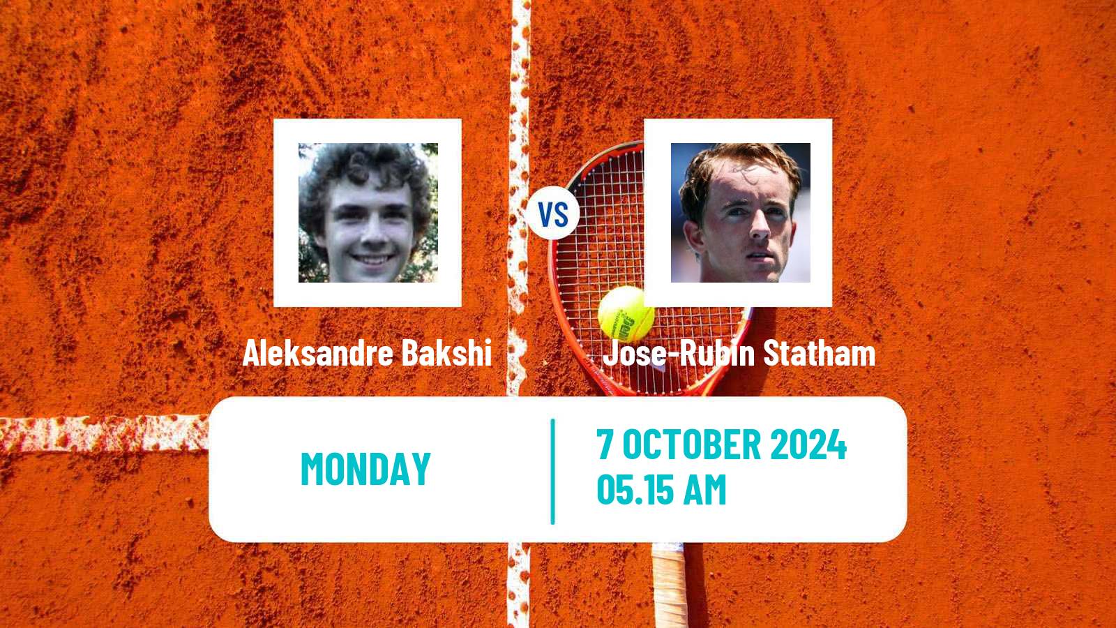 Tennis Hangzhou Challenger Men Aleksandre Bakshi - Jose-Rubin Statham