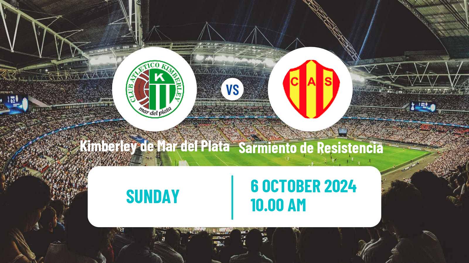 Football Argentinian Torneo Federal Kimberley de Mar del Plata - Sarmiento de Resistencia