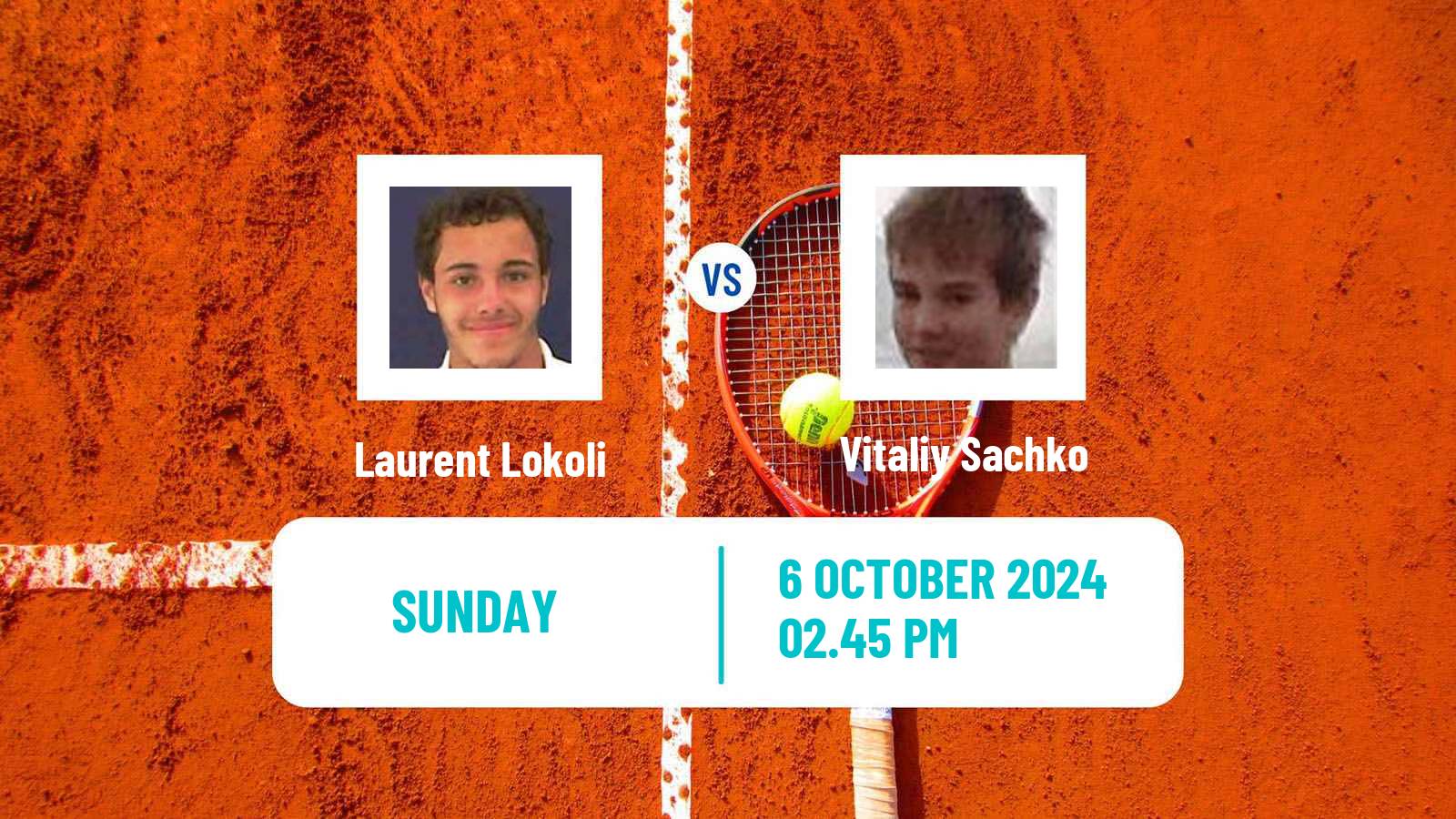 Tennis Roanne Challenger Men 2024 Laurent Lokoli - Vitaliy Sachko