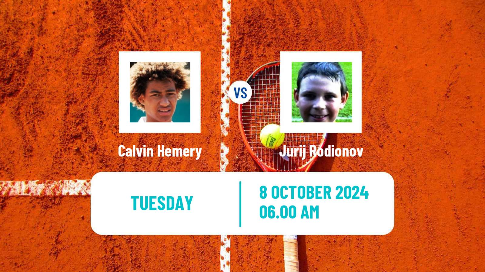 Tennis Roanne Challenger Men Calvin Hemery - Jurij Rodionov