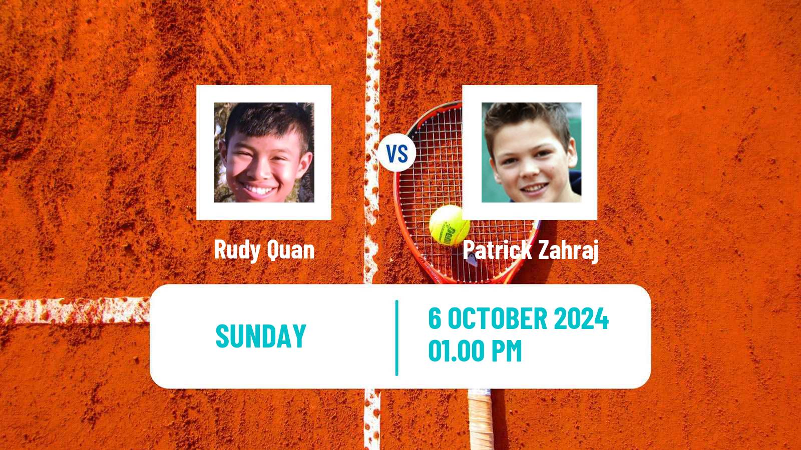 Tennis Fairfield Challenger Men Rudy Quan - Patrick Zahraj