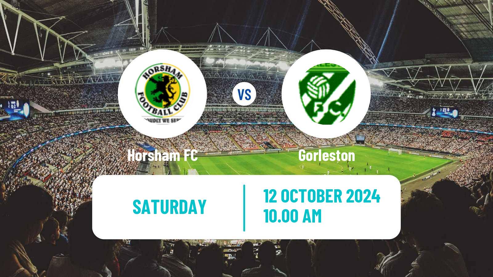 Soccer English FA Cup Horsham - Gorleston