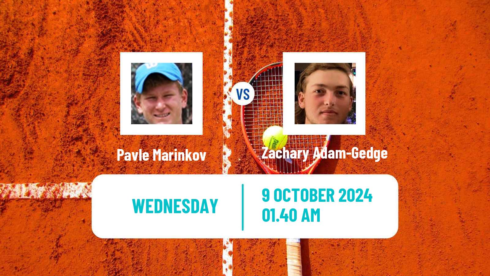 Tennis ITF M25 Cairns 3 Men Pavle Marinkov - Zachary Adam-Gedge