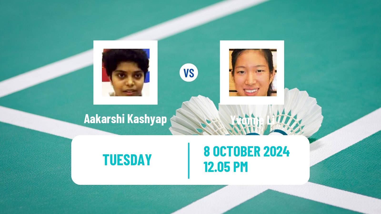 Badminton BWF World Tour Arctic Open Women Aakarshi Kashyap - Yvonne Li